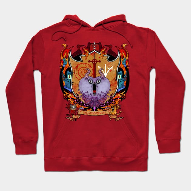 Crest of Night Hoodie by stevenlefcourt